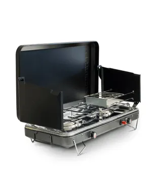 Zempire 2 Burner Deluxe Wide Stove