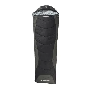 Roman Palm Passport Sleeping Bag - Black/Charcoal