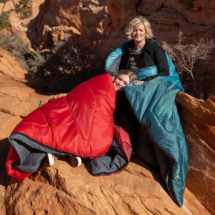 Teton Sports -7C Celsius Grand XXL Sleeping Bag - Right Hand Zip - Ruby ...