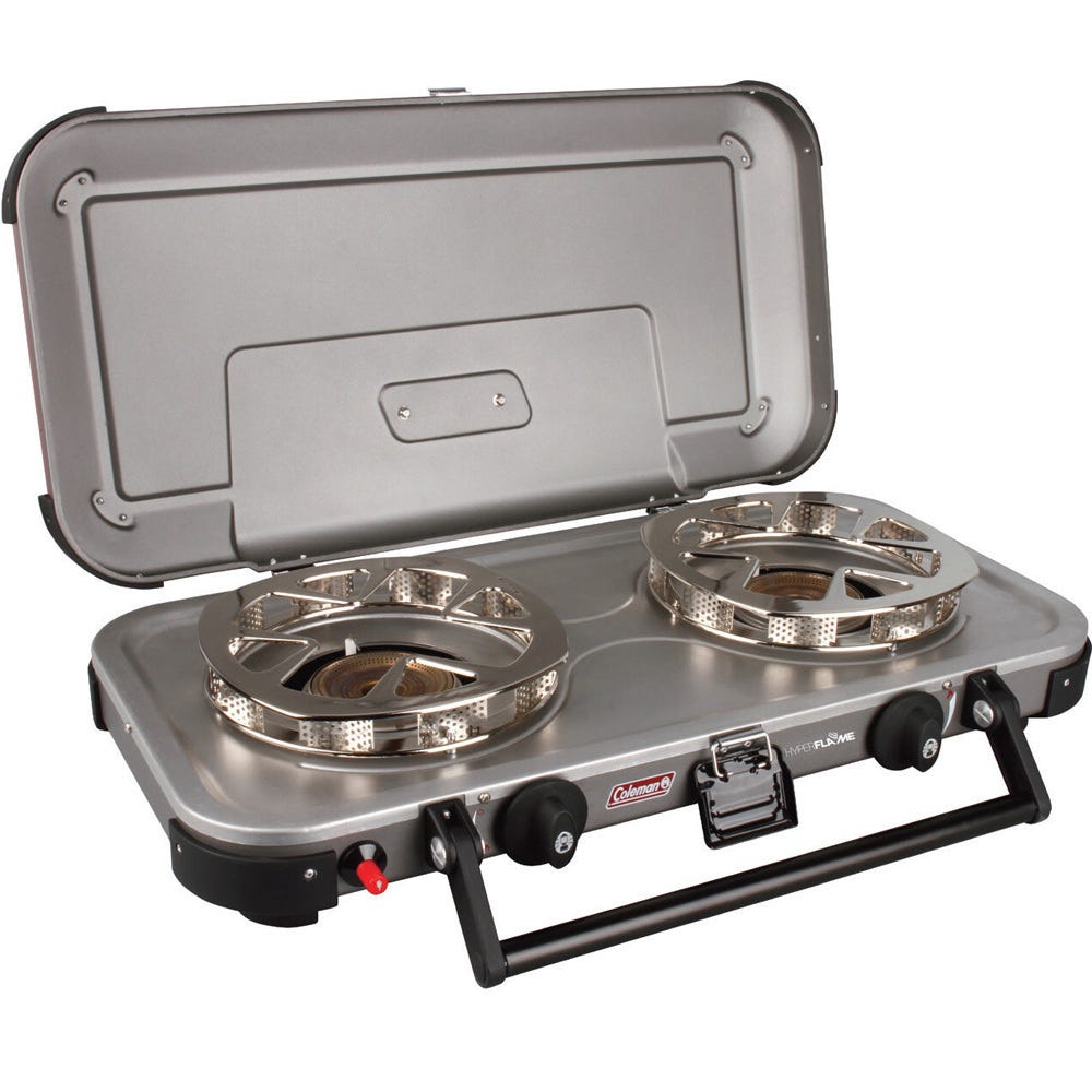 Dual Fuel Stove Coleman Double Burner Camp Stove Coleman 424