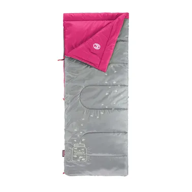 Coleman FyreFly Illumi-Bug Kids 7C Sleeping Bag - Pink