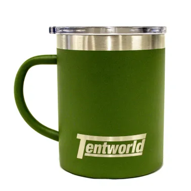 Tentworld Double Wall Insulated Mug With Lid