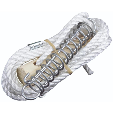 Supex Single Guy Rope Kit With Wooden Runner and Spring - 6mm Rope