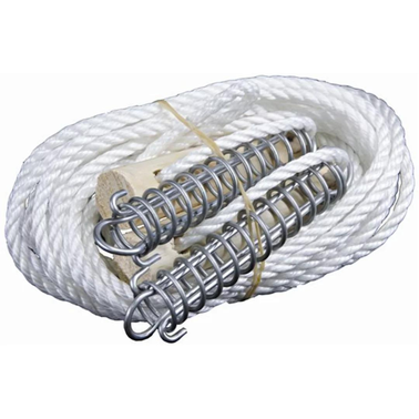 Supex Double Guy Rope Kit With Wooden Runner and Spring