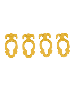 OZtrail Screw-In Aluminium Peg Clips - Large (4 Pack)