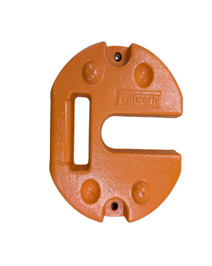 Tentworld 15kg Gazebo Weight Cast Iron - Safety Orange