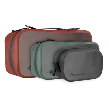Sea To Summit Hydraulic Packing Cube 3-Piece Set - XS/S/M - Laurel Wreath/Picante/Jet Black