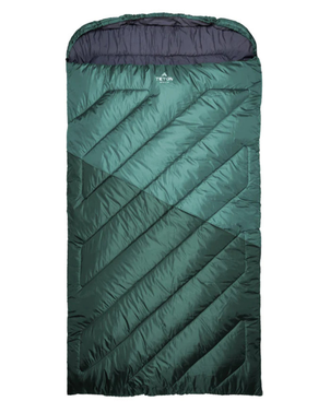 Teton Sports -7C Mammoth Sleeping Bag - Right Hand Zip - Lagoon and Grey