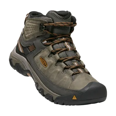 Keen Targhee III WP Mens Hiking Boots - Black Olive/Golden Browns