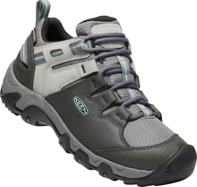 Keen Steens Low WP Womens Boots - Drizzle Ocean Wave