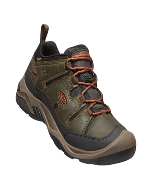 Keen Circadia WP Mens Shoes - Black Olive Potters Clay
