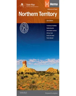 Hema Northern Territory State Map - Edition 12