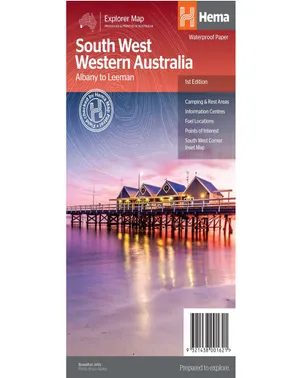 Hema South West Western Australia Map - Edition 1