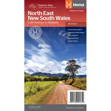 Hema North East New South Wales Map - Edition 8