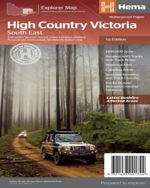 Hema High Country Victoria - South East Map - 1st Edition.