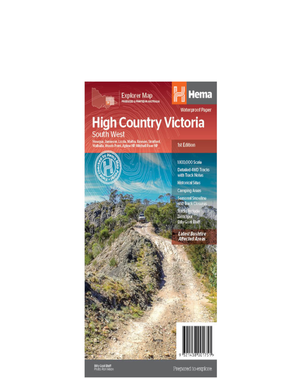 Hema High Country Victoria - South West Map - 1st Edition
