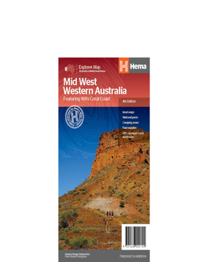 Hema Mid West Western Australia Map - 4th Edition