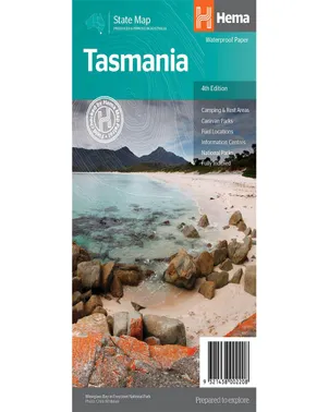 Hema Tasmania State Map - Edition 4
