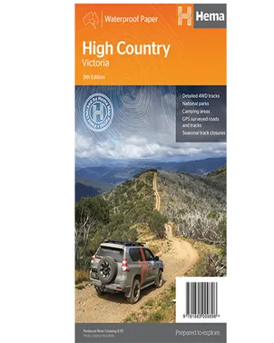 Hema High Country Victoria Map - Edition 9