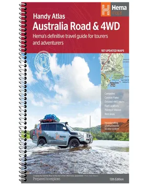 Hema Australia 4WD Road and 4WD Handy Atlas - 13th Edition