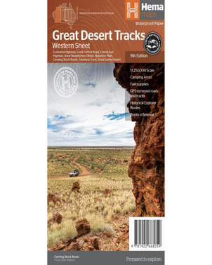 Hema Great Desert Tracks - Western Sheet - Edition 9