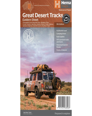 Hema Great Desert Tracks Eastern Sheet - Edition 9