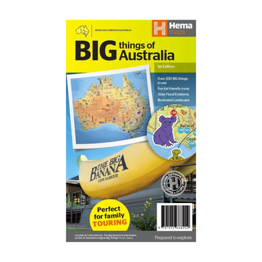 Hema BIG Things of Australia Map - 1st Edition
