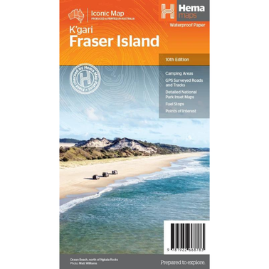 Hema Fraser Island Map - Edition 10