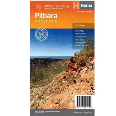 Hema Pilbara and Coral Coast Map - Edition 9