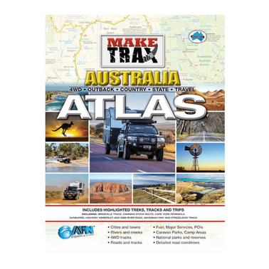 AFN Make Trax Australian Atlas - Flexi Book