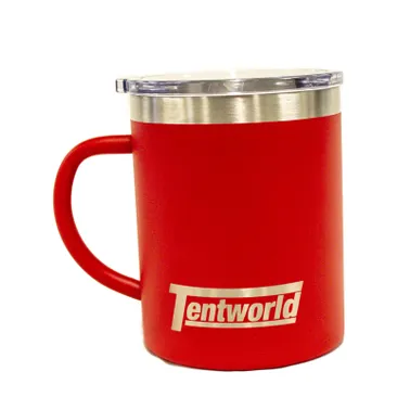 Tentworld Double Wall Insulated Mug With Lid