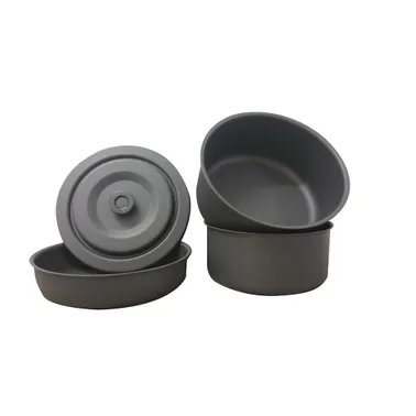 Sportztrek Hard Anodised Cookset - 5 Piece (2 Pots/Pan)