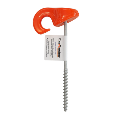 Ezy Anchor Outback Screw Peg - 200mm - Orange