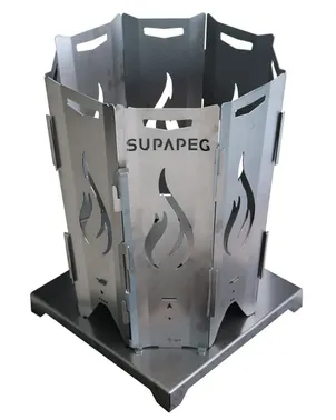 Supa Peg Grand Frontier Steel Fire Pit