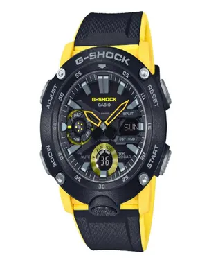 Casio G-Shock Carbon Core GA2000-1A9 Watch - Yellow