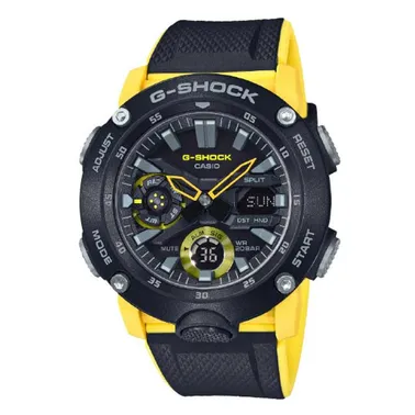 Casio G-Shock Carbon Core GA2000-1A9 Watch - Yellow