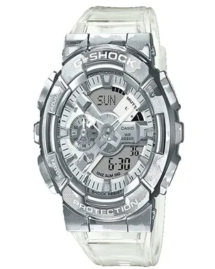 Casio G-Shock Skeleton Camouflage Series GM110SCM-1A Watch - Silver
