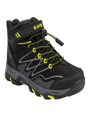 HI-Tec Blackout Mid Junior WP - Boys - Black/Lime