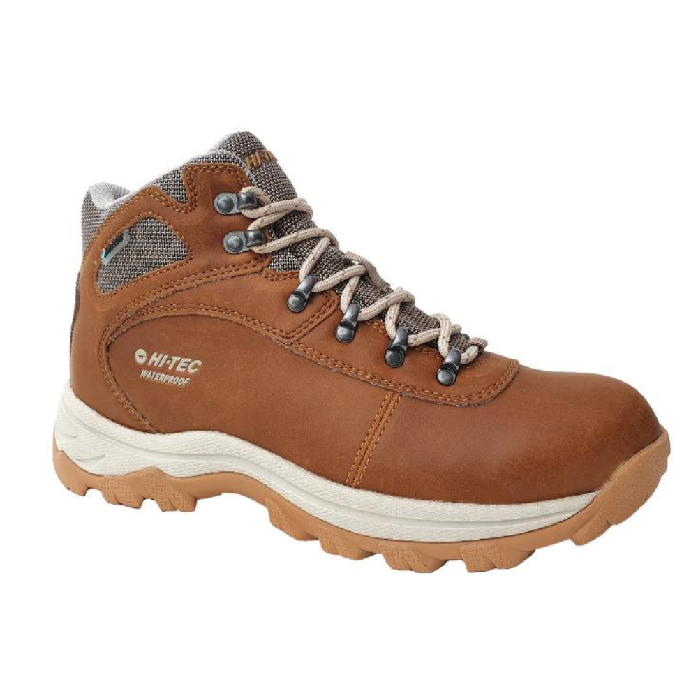 HI-Tec Altitude Base Camp WP Womens Boots Cognac/Dune/Off-White