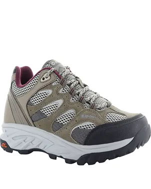 HI-Tec Wild Fire Low I WP Womens Boots - Taupe/Warm Grey/Grape Wine