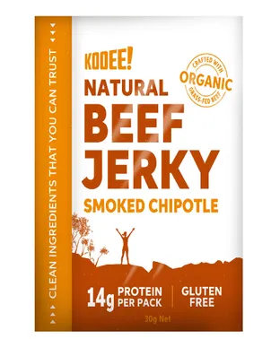 KOOEE! Smoked Chipotle Beef Jerky - 30g
