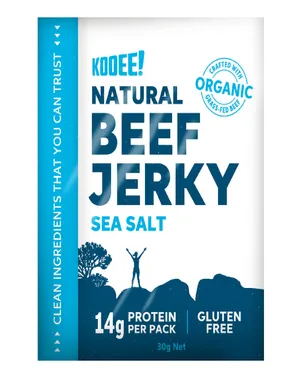 KOOEE! Classic Sea Salt Beef Jerky - 30g