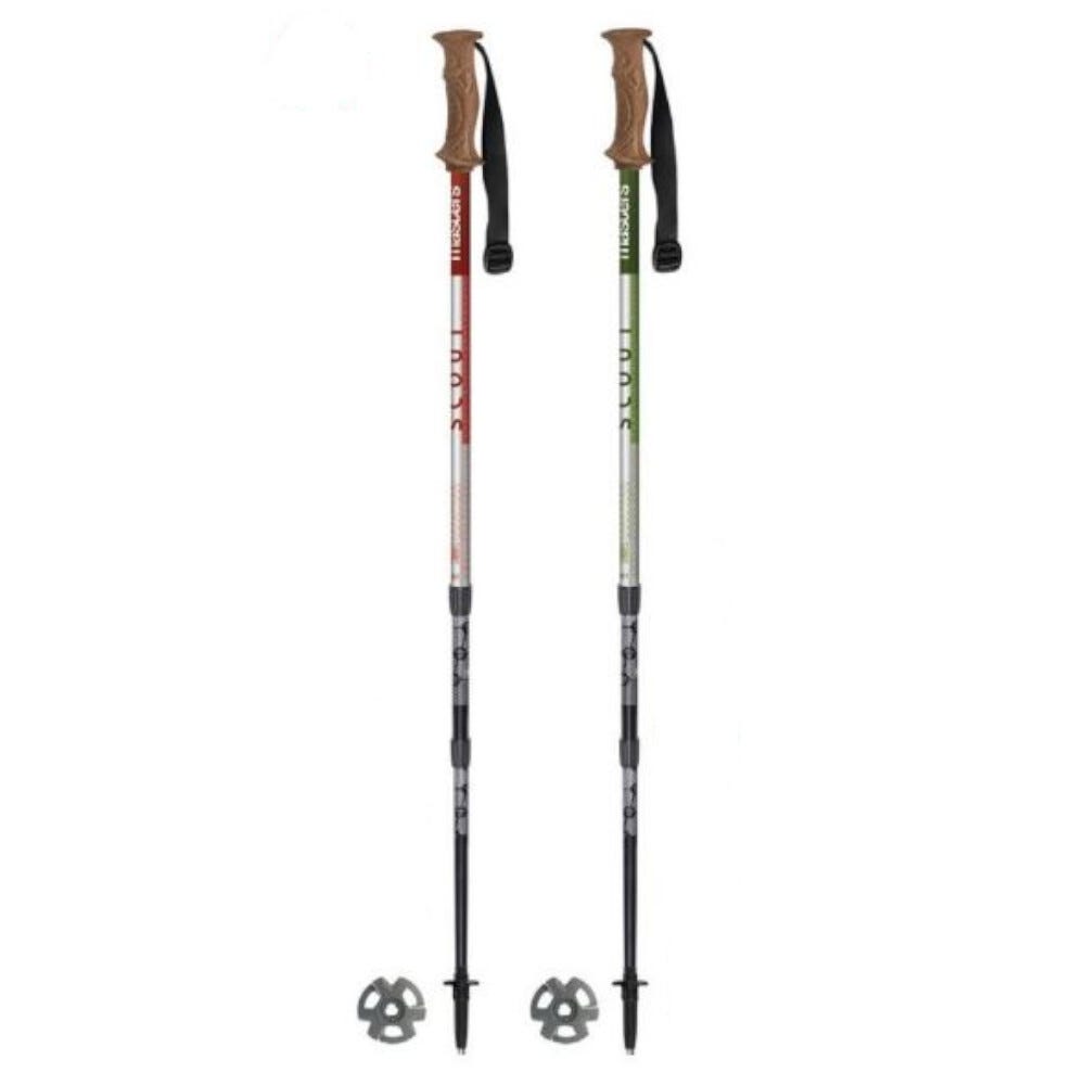 Masters Scout Trekking/Hiking Poles Pair Red