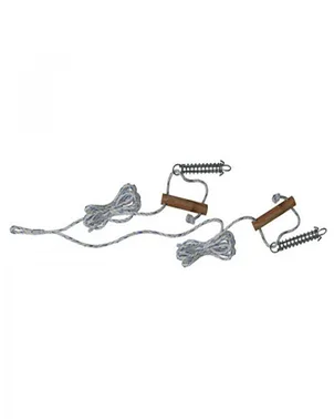 COI Leisure Double Guy Rope with Wooden Runners and Springs