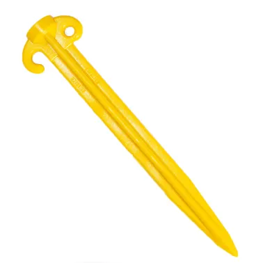 Supa Peg 225mm Yellow Sand Tent Peg - Polycarbonate