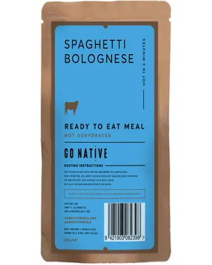 Go Native Spaghetti Bolognese 250g Meal Ready To Eat
