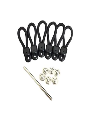 Darche Spare Part - Shock Cord Bunji Loops B130 - 75mm - 6 Pack