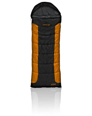 Darche Cold Mountain 1100 -12C Sleeping Bag - Black/Orange