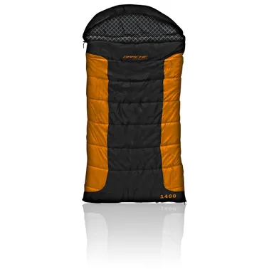 Darche Cold Mountain 1400 -12C Sleeping Bag - Black/Orange