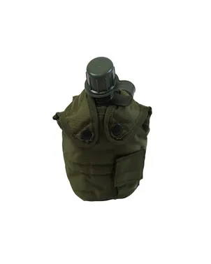 Westrooper 1 x 1L Military Canteen Green + Bottle Cover Olive